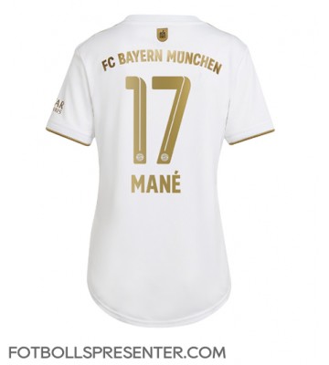 Bayern Munich Sadio Mane #17 Borta Matchtröja Dam 2022-23 Kortärmad
